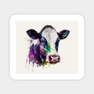 Cow Watercolour Painting Magnet
