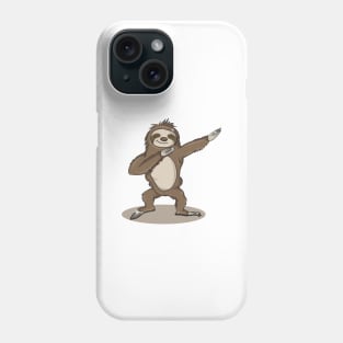 'Dabbing Dancing Sloth' Funny Dabbing Animal Gift Phone Case