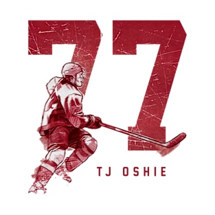 T.J. Oshie Washington Grunge T-Shirt