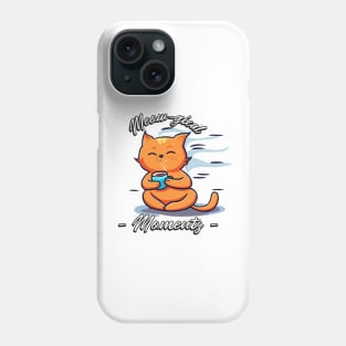 Meow-gical Moments | Cat Drinking Coffee Phone Case