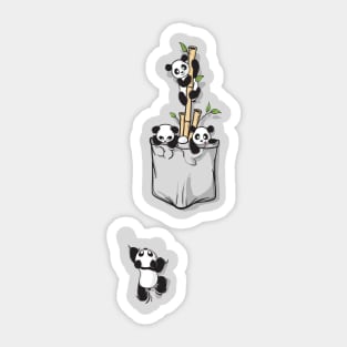 Rocket City Trash Pandas [A]_[White] Sticker for Sale by ARTBOARD