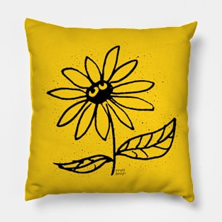 Funny Daisy Pillow