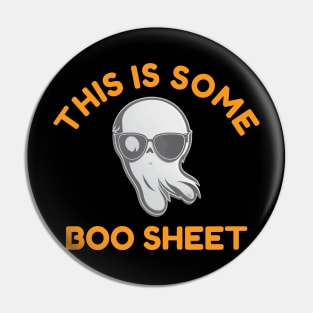 This is Some Boo Sheet Halloween Costume Pin