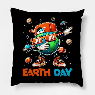 Earth day dabbing 2024 Pillow