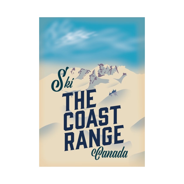 The Coast Range Canada Ski poster by nickemporium1