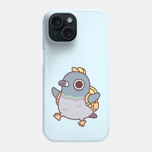 Cute Little Pigeon With Yellow School Bag Phone Case