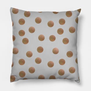 Copper Dots Pillow