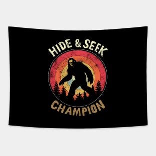 BIG FOOT HIDE & SEEK CHAMPION Tapestry