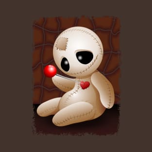 Voodoo Doll Cartoon in Love T-Shirt