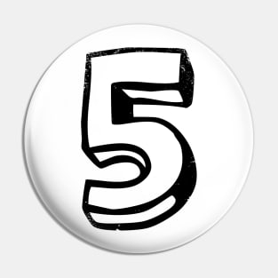 Number 5 Pin