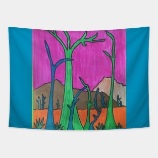 Desert Chaos Road to Desert Hot Springs Tapestry