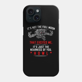 Werewolf Monsters Funny Full Pale Moon Music Standard Song Inspired Phone Case