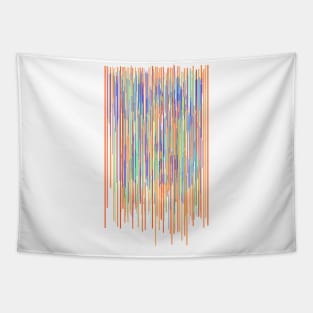 Vertical Stripes- Colorful Vertical / Design Pattern Tapestry