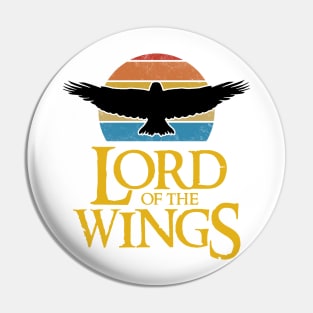 Lord Of The Wings Retro Style Vintage Bird Gift Pin