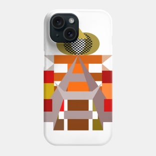 Contemporary geometric architecture Phone Case