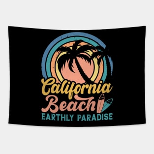 California Beach Earthly Paradise T Shirt For Women Men Tapestry