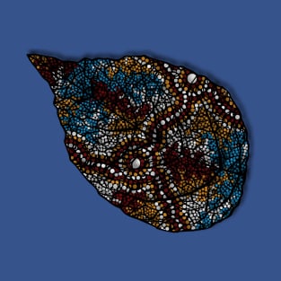 Aboriginal Art Authentic - Leaf T-Shirt