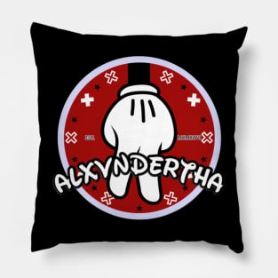 White/Red Signature "A" HandSign shirt Pillow