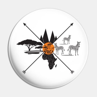 Africa Pin