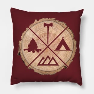 Tree Slice Pillow