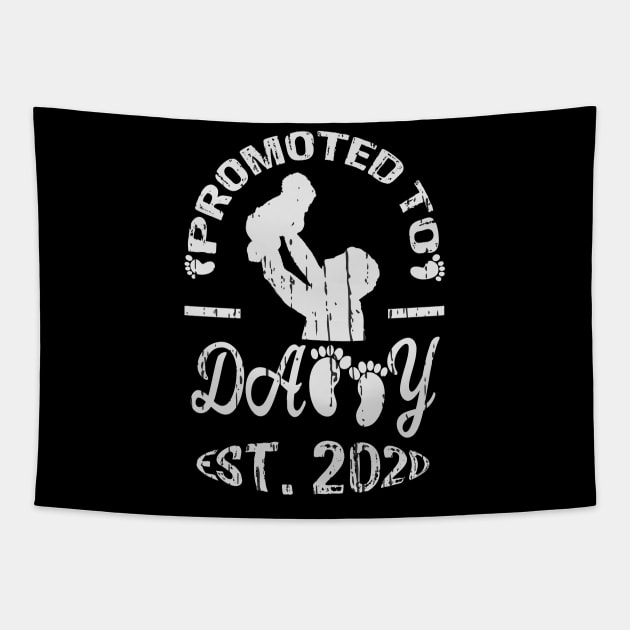 promoted to daddy est 2020 Tapestry by sanim's
