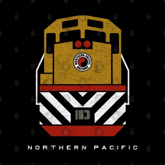 Northern Pacific Train Engine by Turboglyde