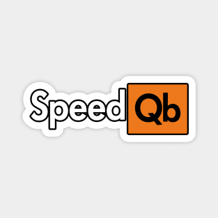 SpeedQB Orange Square Magnet