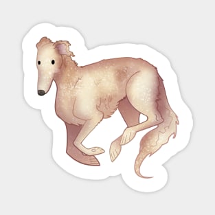 Cozy Borzoi Magnet