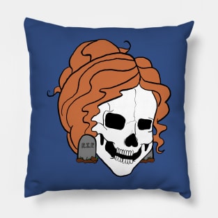 Ms. Frizzle Skull Pillow