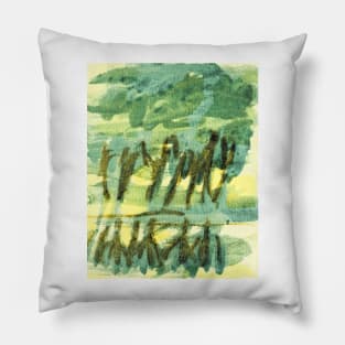 Abstract tree Pillow