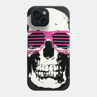 Cool skull with cool glasses Phone Case