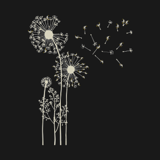 Animal Penguin Flower Dandelion T-Shirt