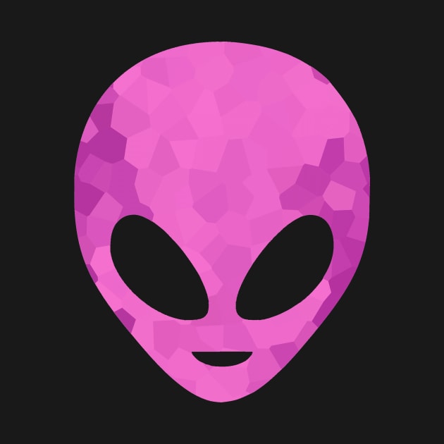 PURPLE Alien Head by SartorisArt1