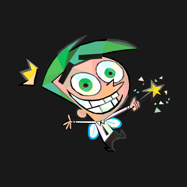 Geometric Cosmo Fairly Odd Parents by jrepkin