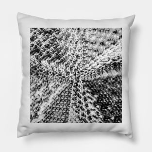 Griswold Christmas Tree - Black And White Pillow