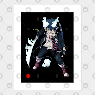 Ao No Exorcist Posters And Art Prints Teepublic