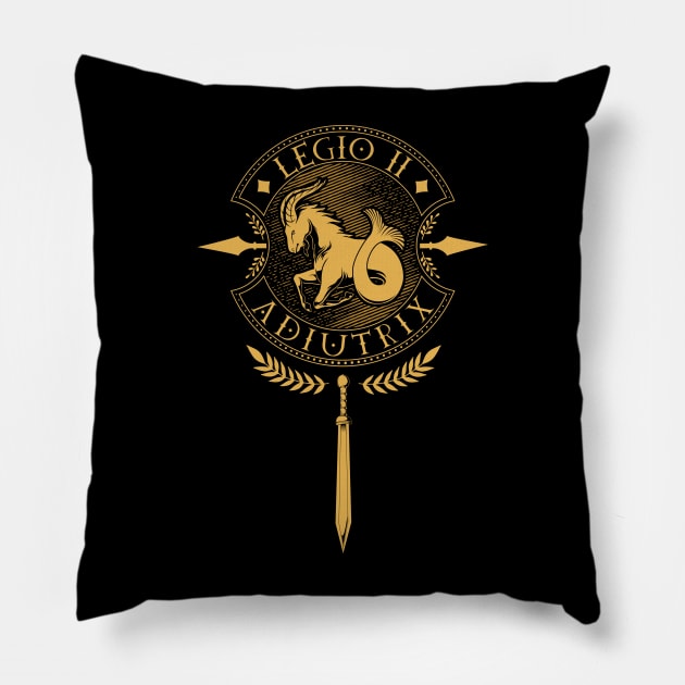 Legio II Adiutrix - Roman Legion Pillow by Modern Medieval Design