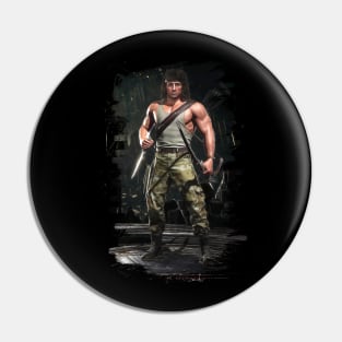 Mortal Kombat 11 Rambo Print - 57212112 Pin