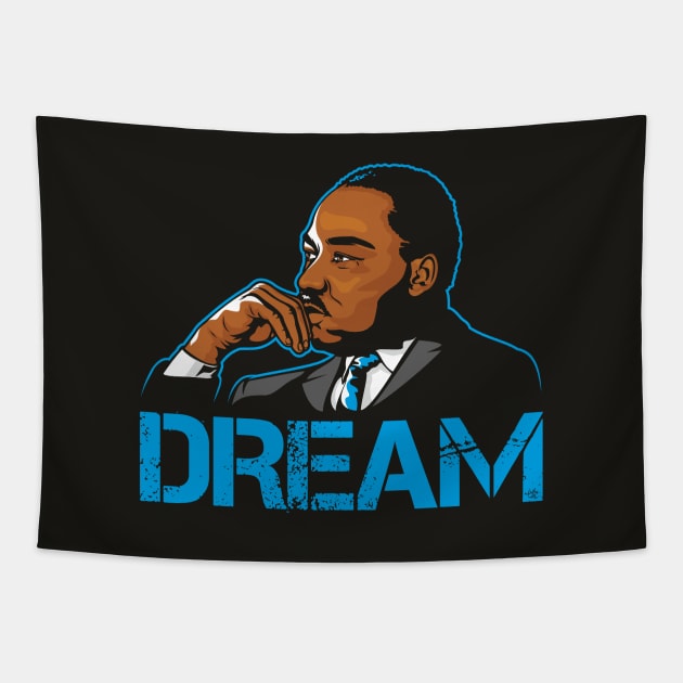 Dr Martin Luther King - Dream Tapestry by Jamie Lee Art