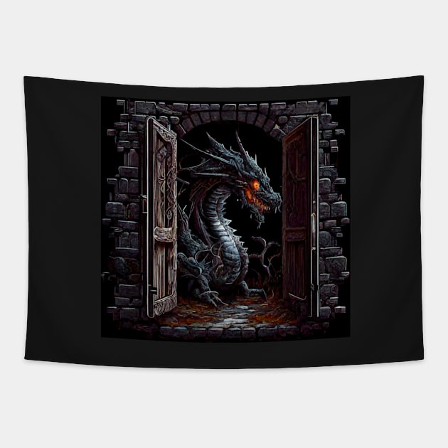 The Dragon is awaiting its next challenger. Tapestry by Newtaste-Store