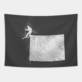 Ski Colorado Skier Tapestry