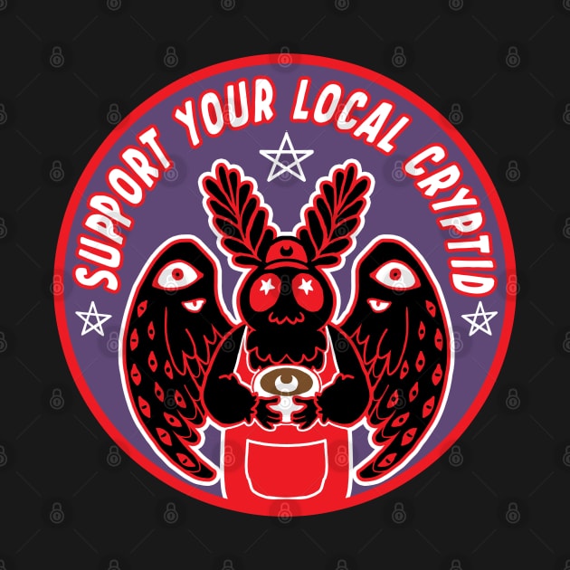 Support your local cryptid mothman by swinku