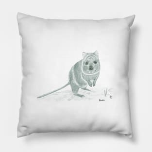 Happy little quokka 2 Pillow