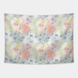 Colorful Flowers: A Watercolor Delight Tapestry