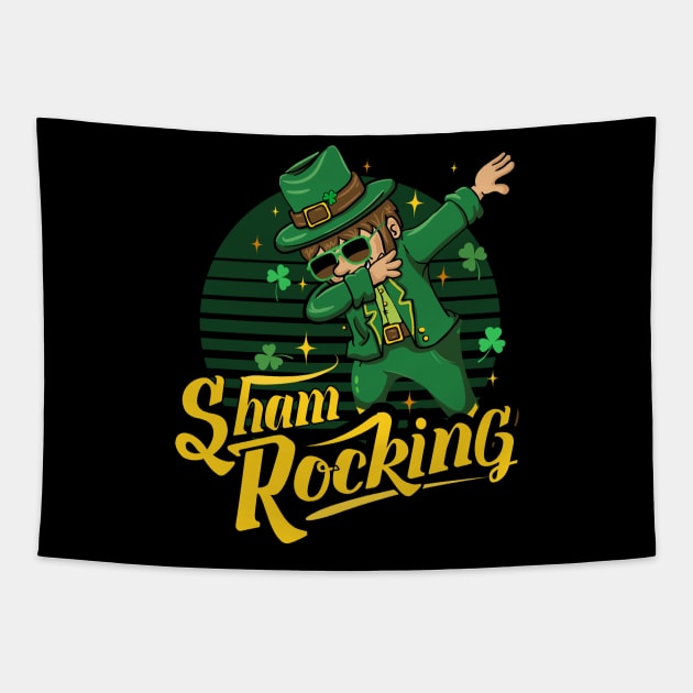 leprechaun st patricks day Tapestry by Jandjprints