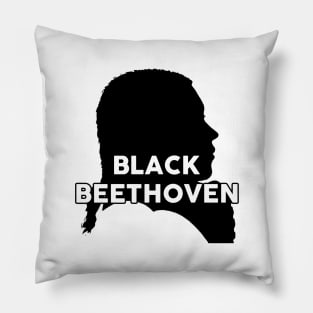 Black Beethoven Pillow