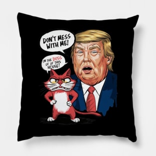 Cats Against Trump, Funny Cat Pillow