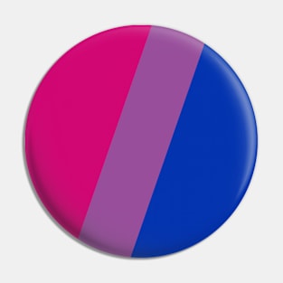 Proud Bisexual Pride Flag (Proud LGBTQ+ Community Pride Flag) v2 Pin