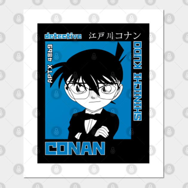 Wallpaper Detective Conan Detective Conan Posters And Art Prints Teepublic HD