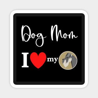 Dog Mom - I love my schnauzer Magnet